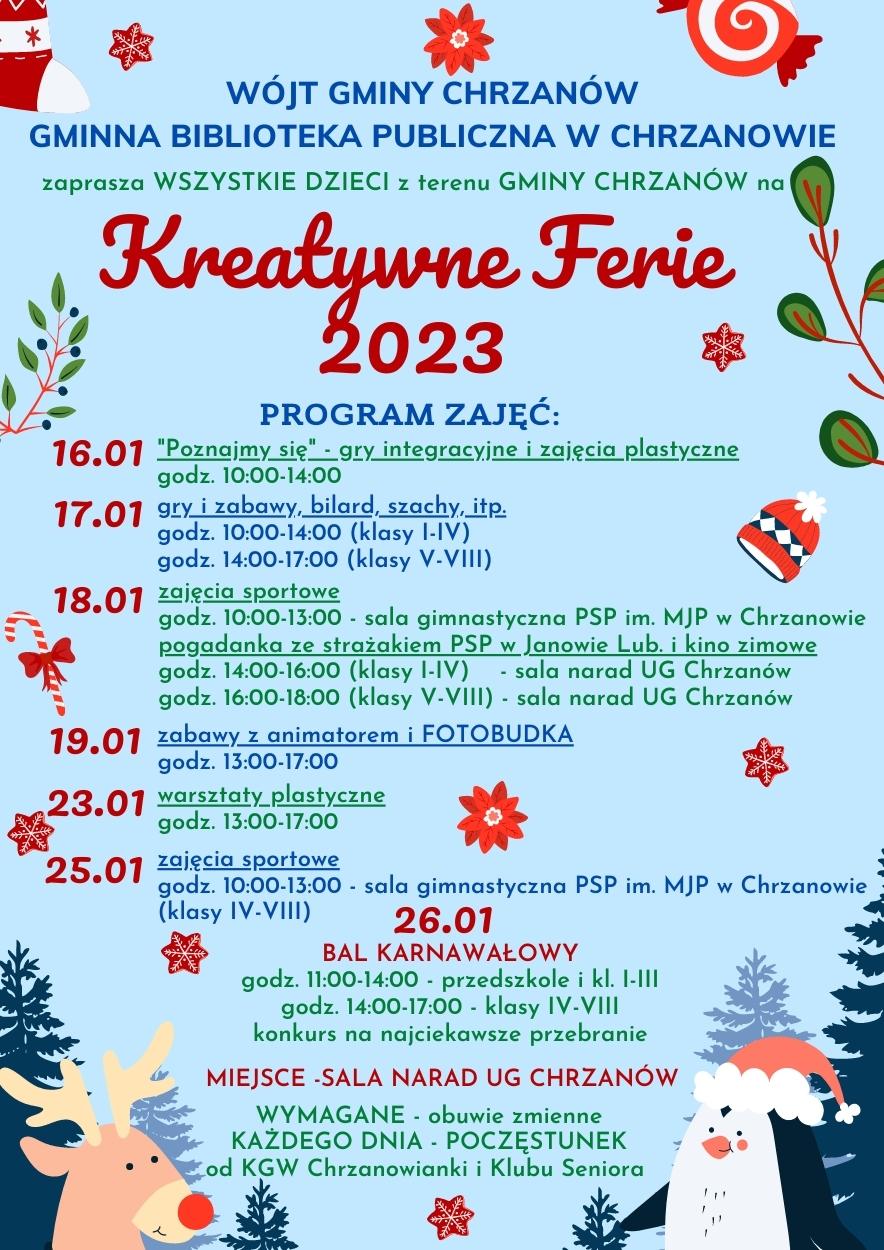 Kreatywne ferie 2023v1